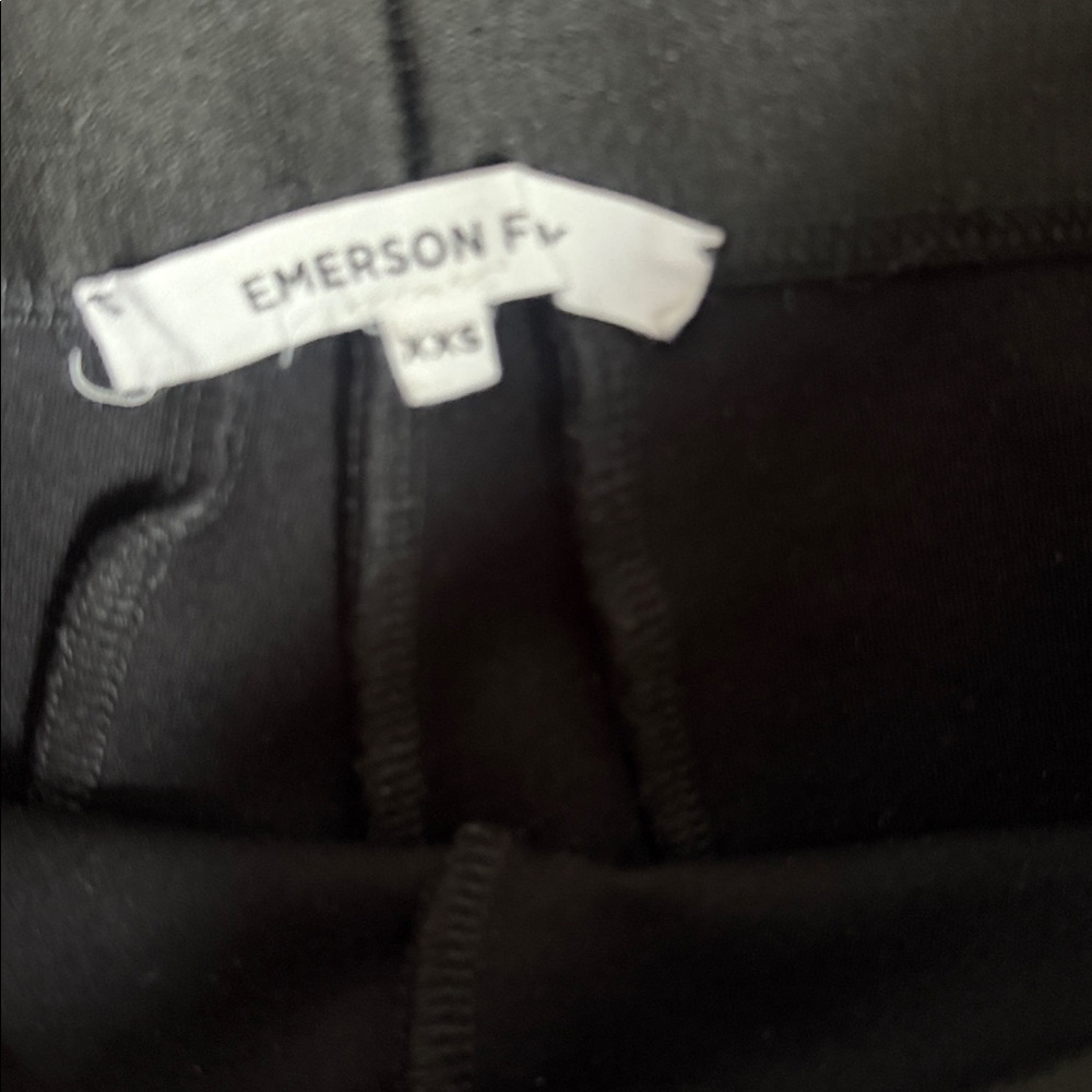 Emerson Fry LAYERING PANT 3 - BLACK PONTE XXS - Picture 10 of 13